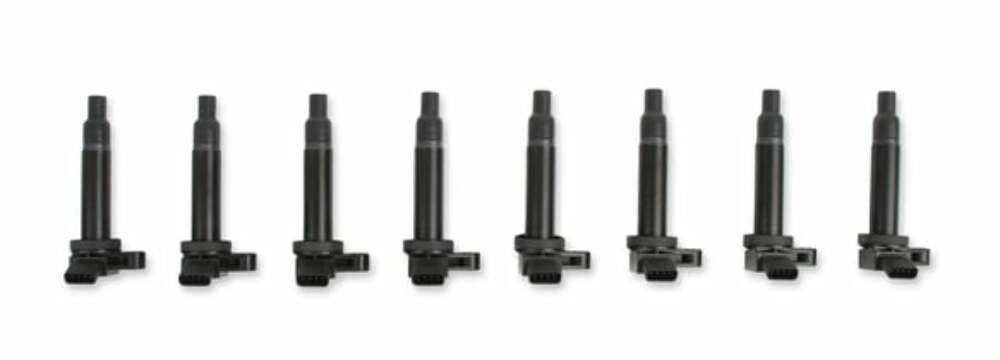 Accel Ignition Coils-98-10 Toyota,4.7L/Lexus 4.3L,V8 Engines,Black-140083K-8