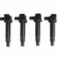 Accel Ignition Coils-98-10 Toyota,4.7L/Lexus 4.3L,V8 Engines,Black-140083K-8