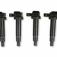 Accel Ignition Coils-98-10 Toyota,4.7L/Lexus 4.3L,V8 Engines,Black-140083K-8