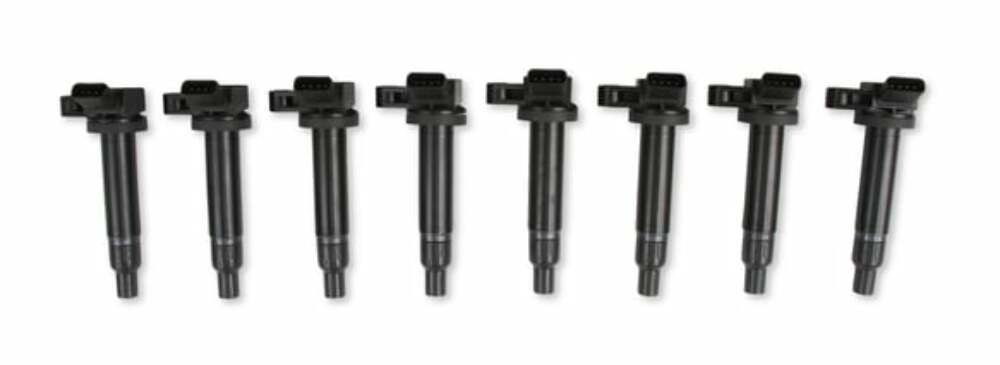 Accel Ignition Coils-98-10 Toyota,4.7L/Lexus 4.3L,V8 Engines,Black-140083K-8