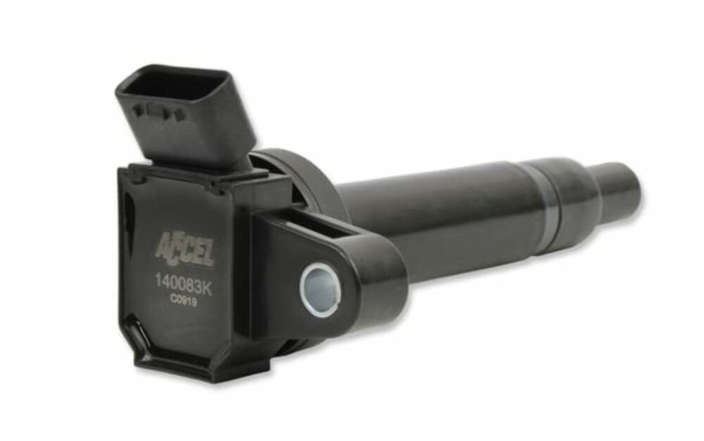 Accel Ignition Coils-98-10 Toyota,4.7L/Lexus 4.3L,V8 Engines,Black-140083K-8