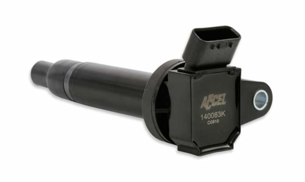 Accel Ignition Coils-98-10 Toyota,4.7L/Lexus 4.3L,V8 Engines,Black-140083K-8