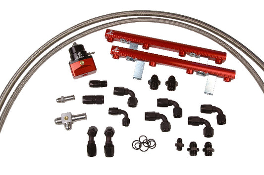 Fuel Injection Fuel Rail Kit EFI Fuel Rail Vehicle Specific Fit Aeromotive 14120-BGPL