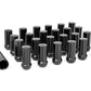 M14 x 1.5 Lug Nut Set of 32; Black 141532BLK