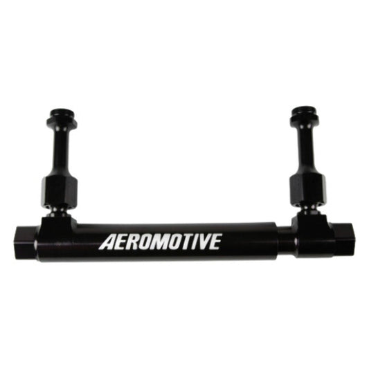 Aeromotive 14201 Dual Action Adjustable Fuel Log (Std Holley Style) - Fuel Injectors and Parts Car Part People