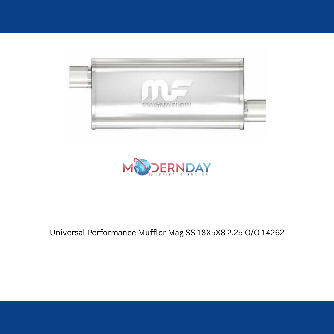 Universal Performance Muffler Mag SS 18X5X8 2.25 O/O 14262 Magnaflow