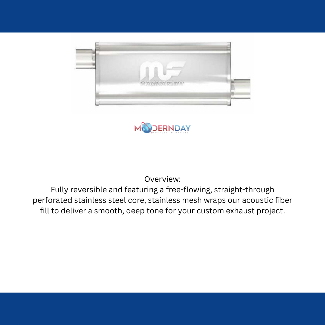 Universal Performance Muffler Mag SS 18X5X8 2.25 O/O 14262 Magnaflow