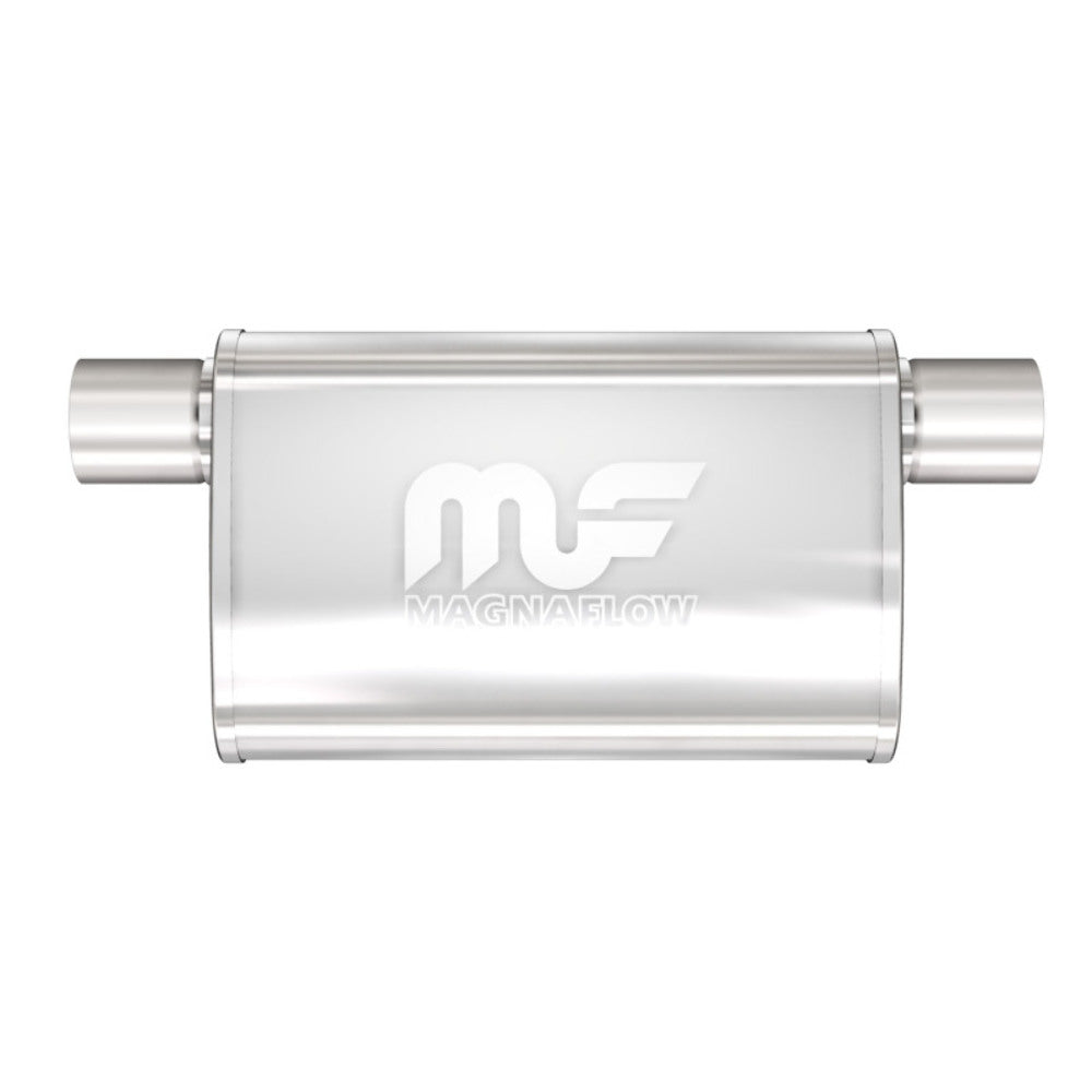 Universal Performance Muffler Mag SS 4X9 14 2.5/2.5 O/O 14377 Magnaflow - Performance Mufflers Car Part People
