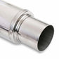 Flowmonster Round Performance Muffler 2.5 Inlet/ 2.5 Outlet 14416-FM Polished St - Performance Mufflers Car Part People