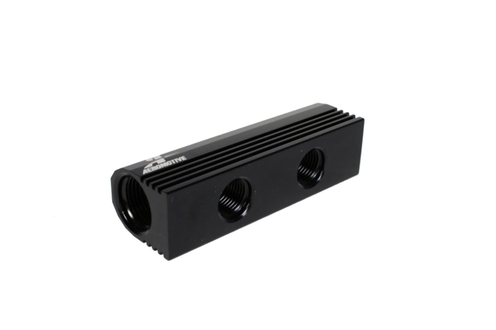 Aeromotive 14601 4 Port Fuel Distribution Log - Fuel Injectors and Parts Car Part People