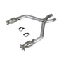Fits Mustang V6 Short Mid X Pipe W/ Converters For Use W/ 1642/0 Headers-1461 - Car Part People