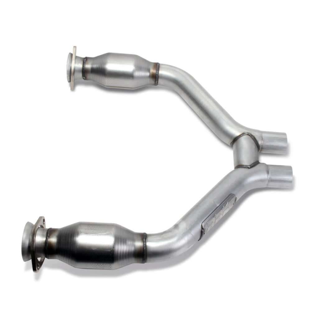 Fits 2015-17 Mustang V6 Short Mid H Pipe w/Converters For Use w/ 1642/16420-1465 - Car Part People