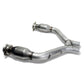 Fits 2015-17 Mustang V6 Short Mid H Pipe w/Converters For Use w/ 1642/16420-1465 - Car Part People