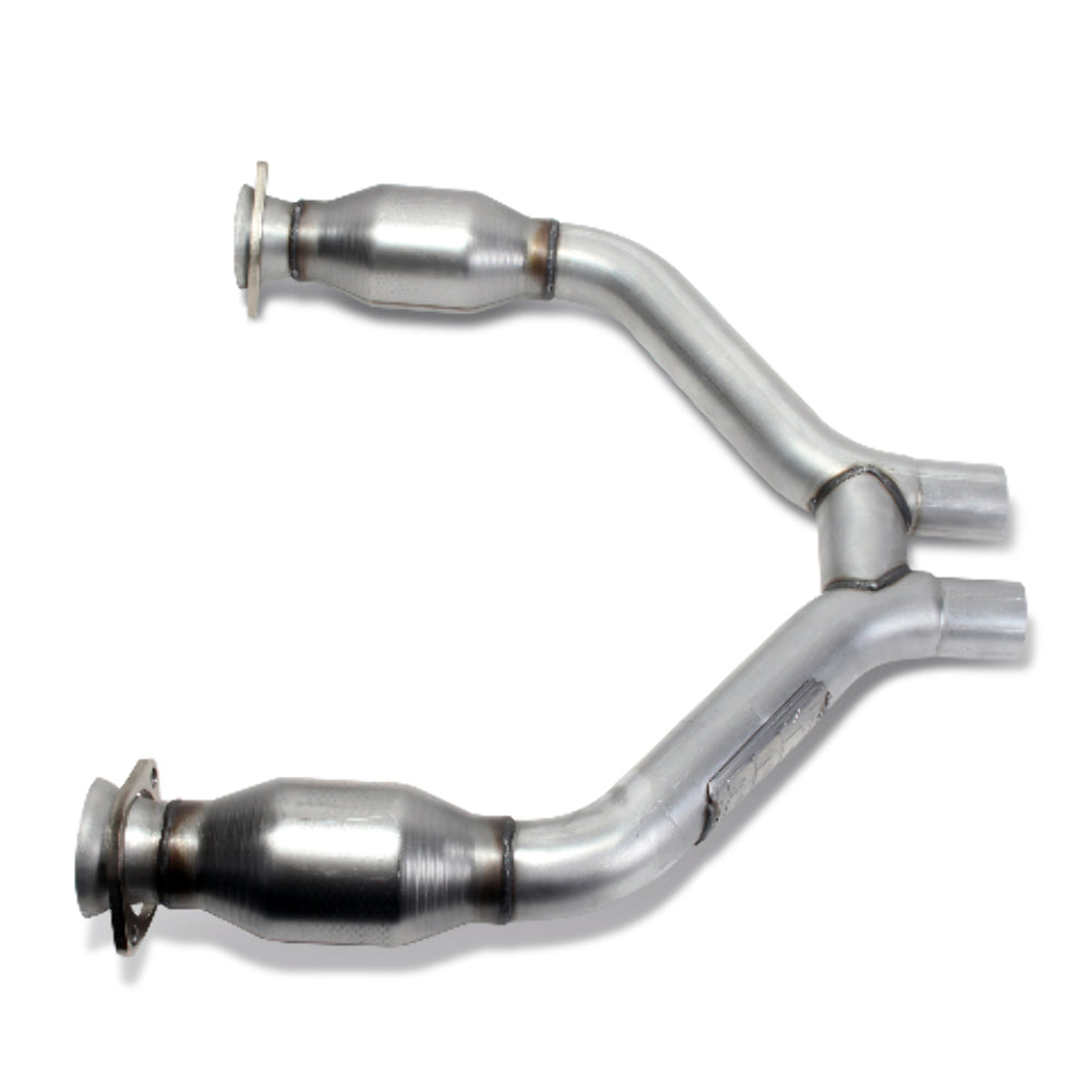 Fits 2015-17 Mustang V6 Short Mid H Pipe w/Converters For Use w/ 1642/16420-1465 - Car Part People