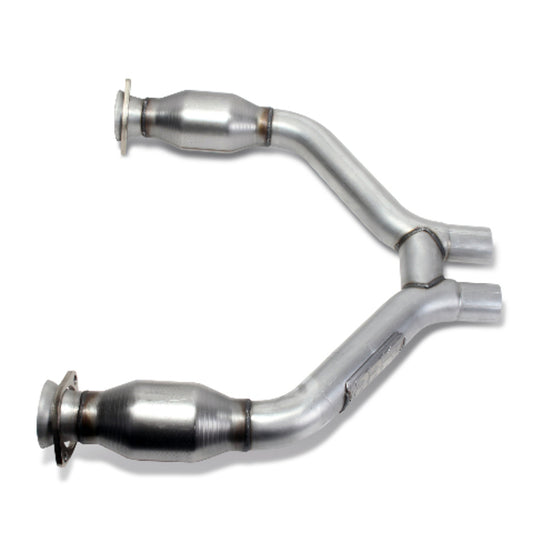 Fits 2015-17 Mustang V6 Short Mid H Pipe w/Converters For Use w/ 1642/16420-1465 - Car Part People