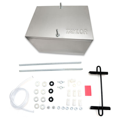 Battery Box Universal 13.5 IN 9.5 IN .040 IN Aluminum Natural Silver 48100