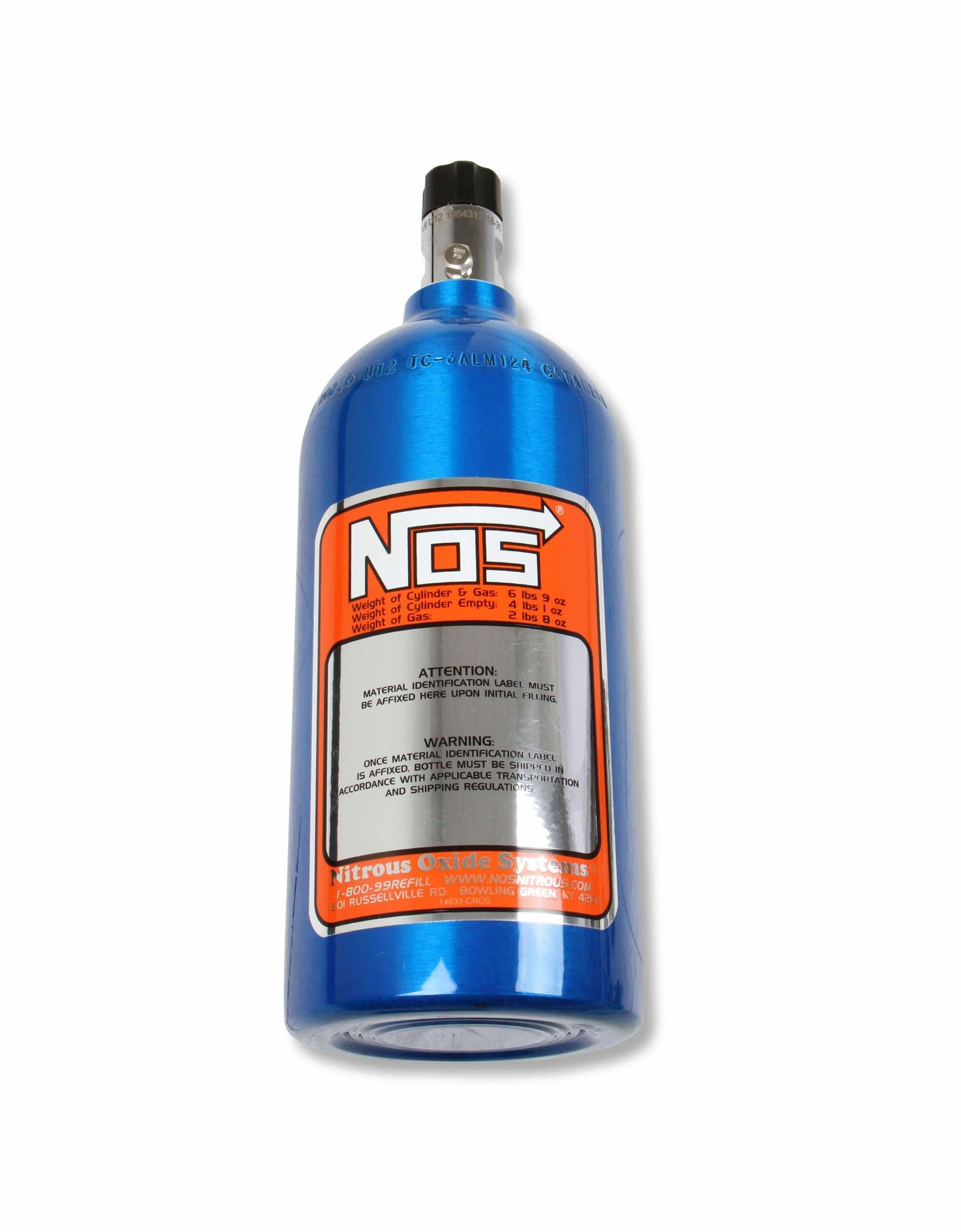 2.5 lbs. Aluminum Nitrous Oxide Systems 14720NOS Nitrous Bottles