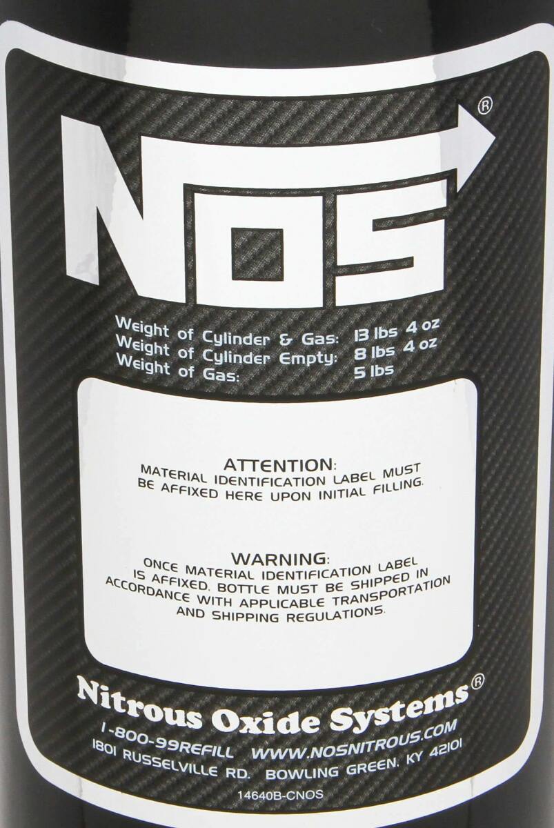 NOS Nitrous Bottle - 14730BNOS