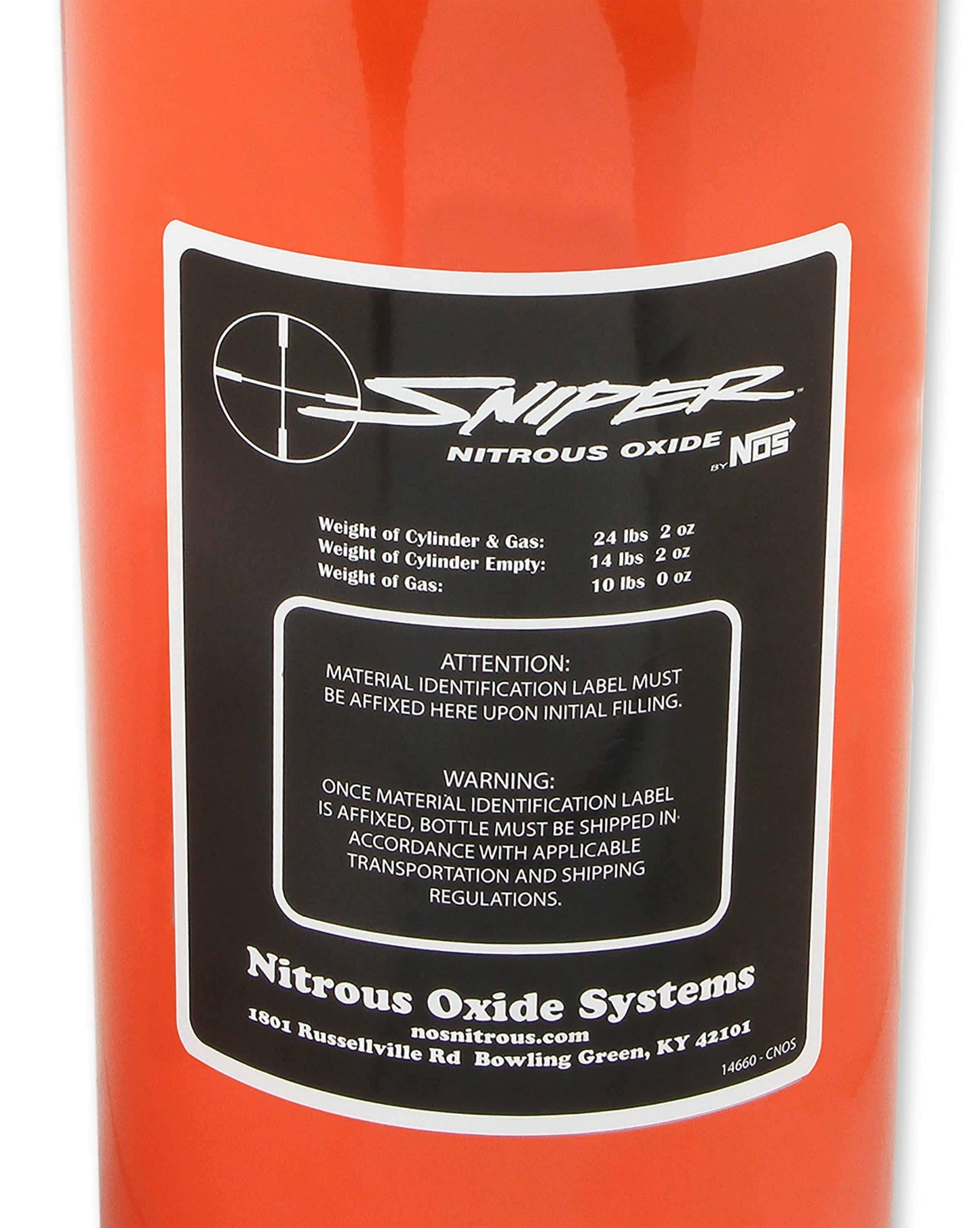 NOS Nitrous Bottle - 14740NOS