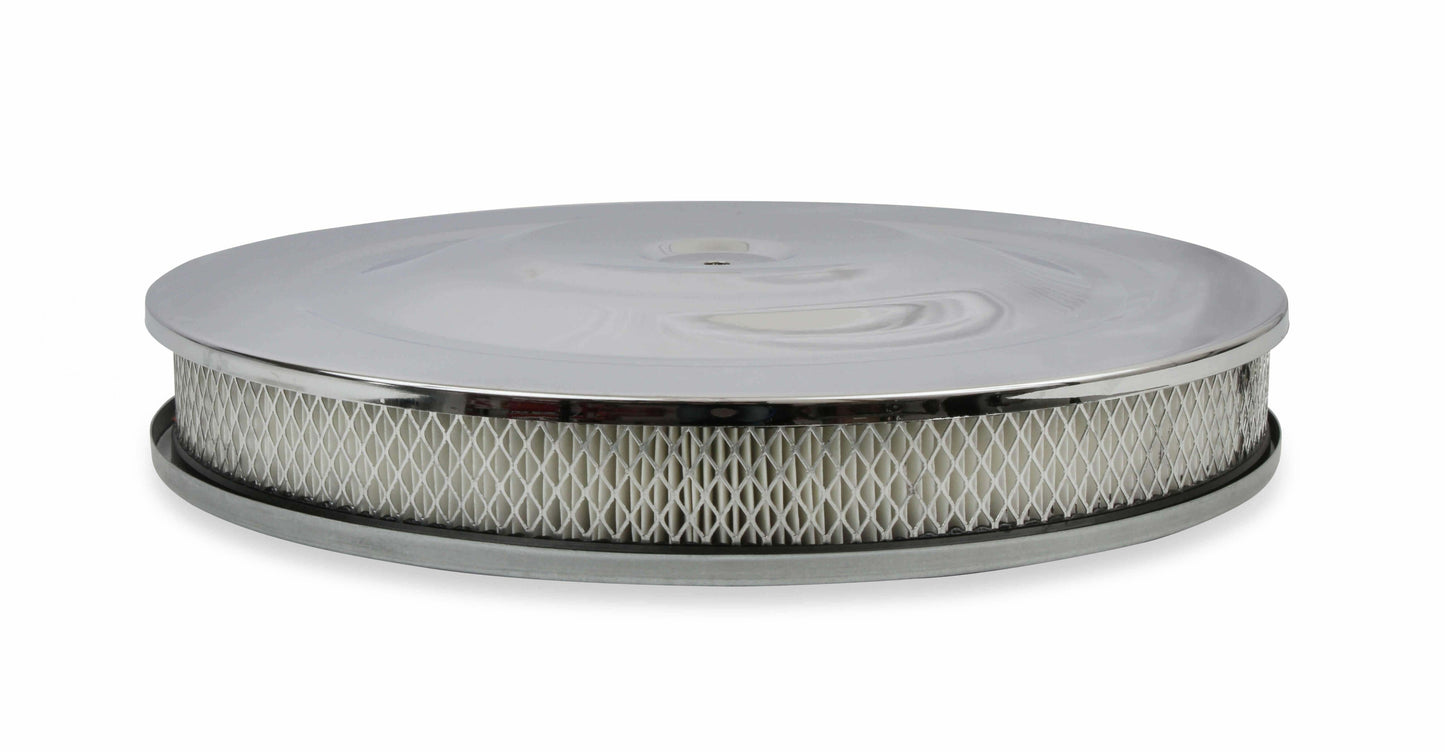 Mr. Gasket 1480 Mr. Gasket Air Cleaner - 14 Inch Diameter x 2-1/4 Inch Tall -...