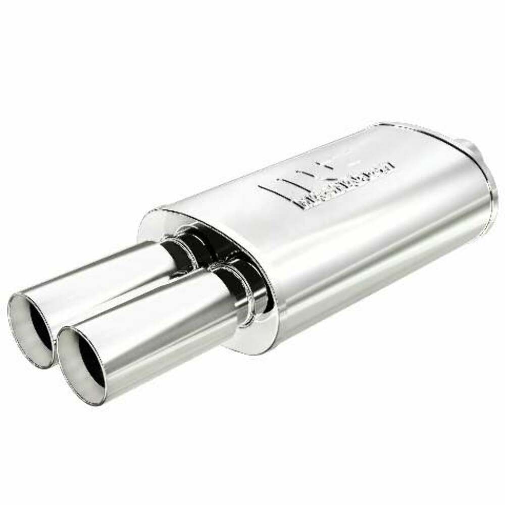Universal Performance Muffler W/Tip Mag SS 14X5X8 2.25/3 14815 Magnaflow
