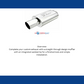 Universal Performance Muffler W/Tip Mag Rs 14X5X8 3/4.00 14834 Magnaflow