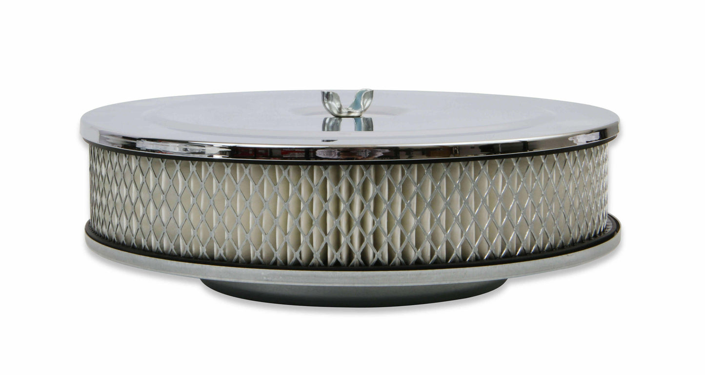 Mr. Gasket 1487 Mr. Gasket Air Cleaner - 9 Inch Diameter x 2-3/4 Inch Tall - ...