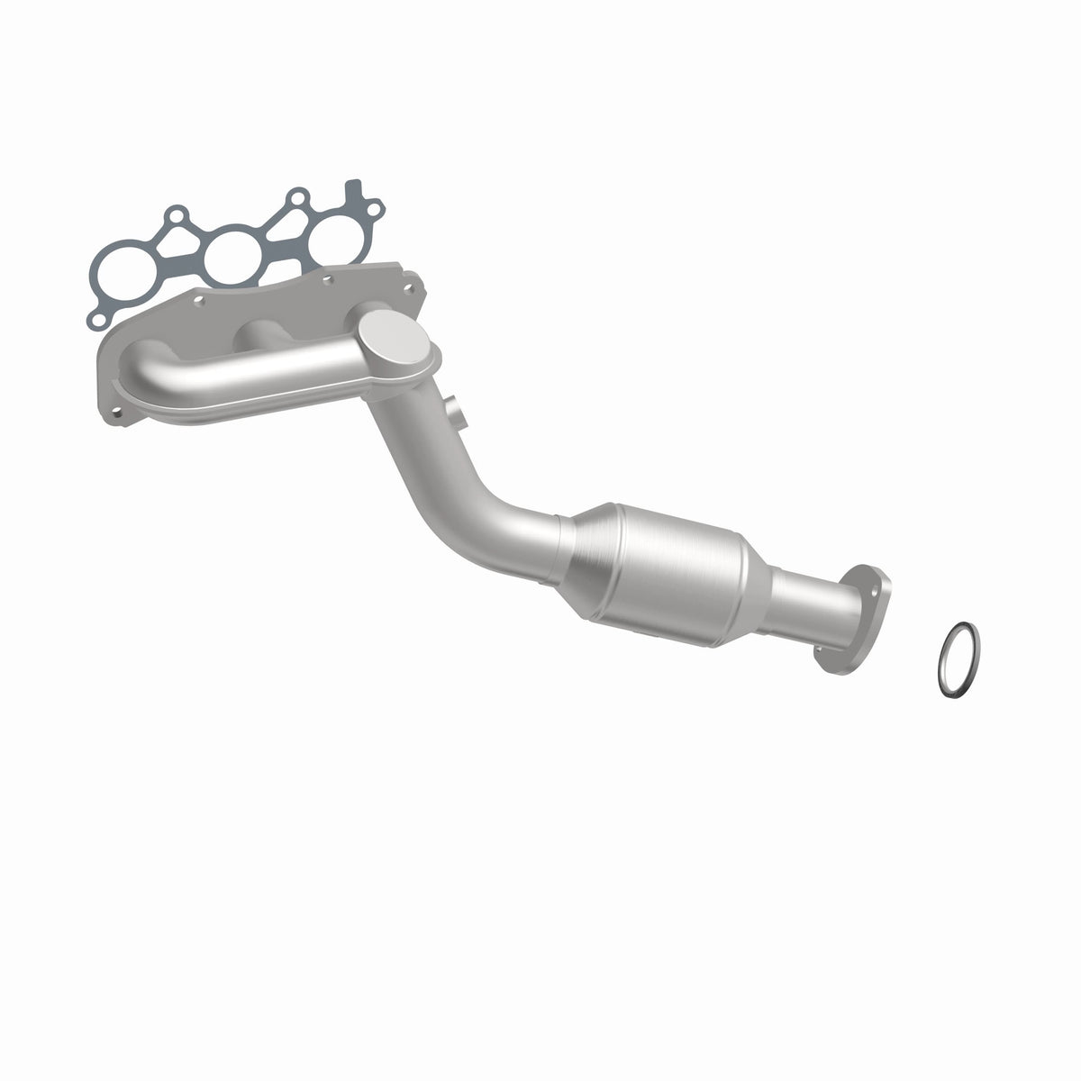 Catalytic Converter with Integrated Exhaust Manifold for HM Grade Federal / EPA Compliant Direct-Fit Manifold Catalytic