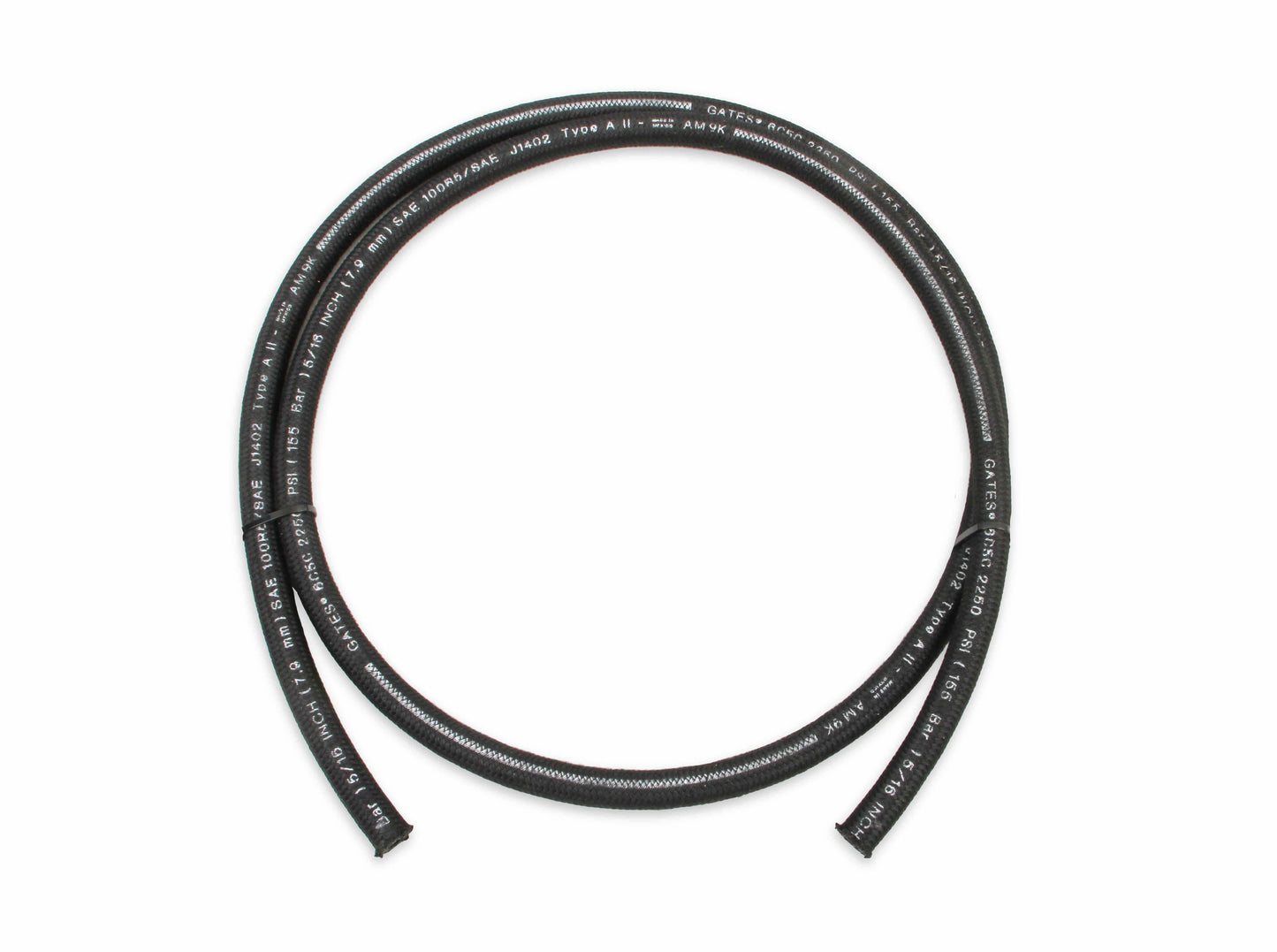 Earls Power Steering Hose - Black - Size -6 - 6 Ft - 150606ERL