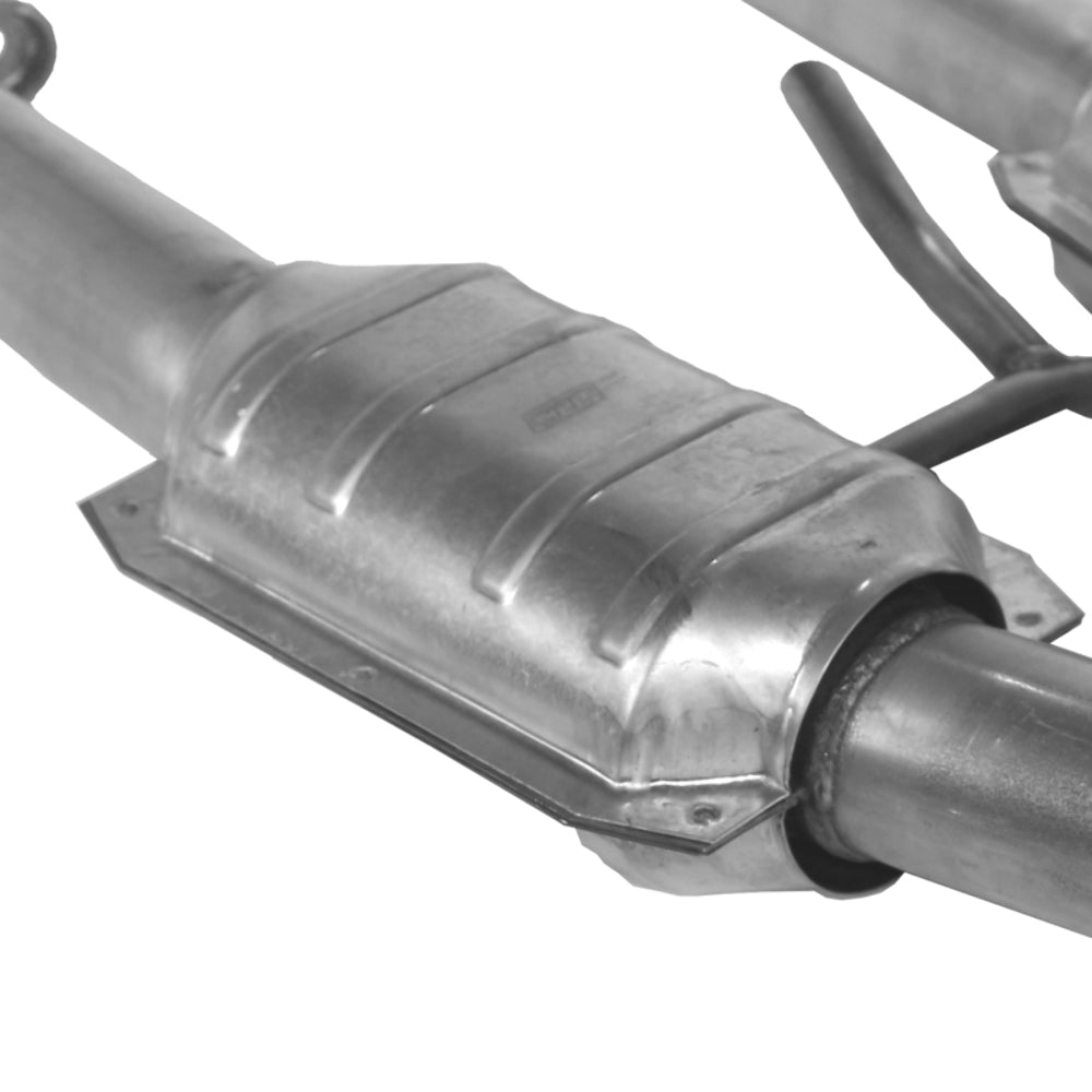 Fits 1979-1993 Mustang 5.0 2.5 Short Mid H Pipe W/Converters-1509 - H Pipe Car Part People
