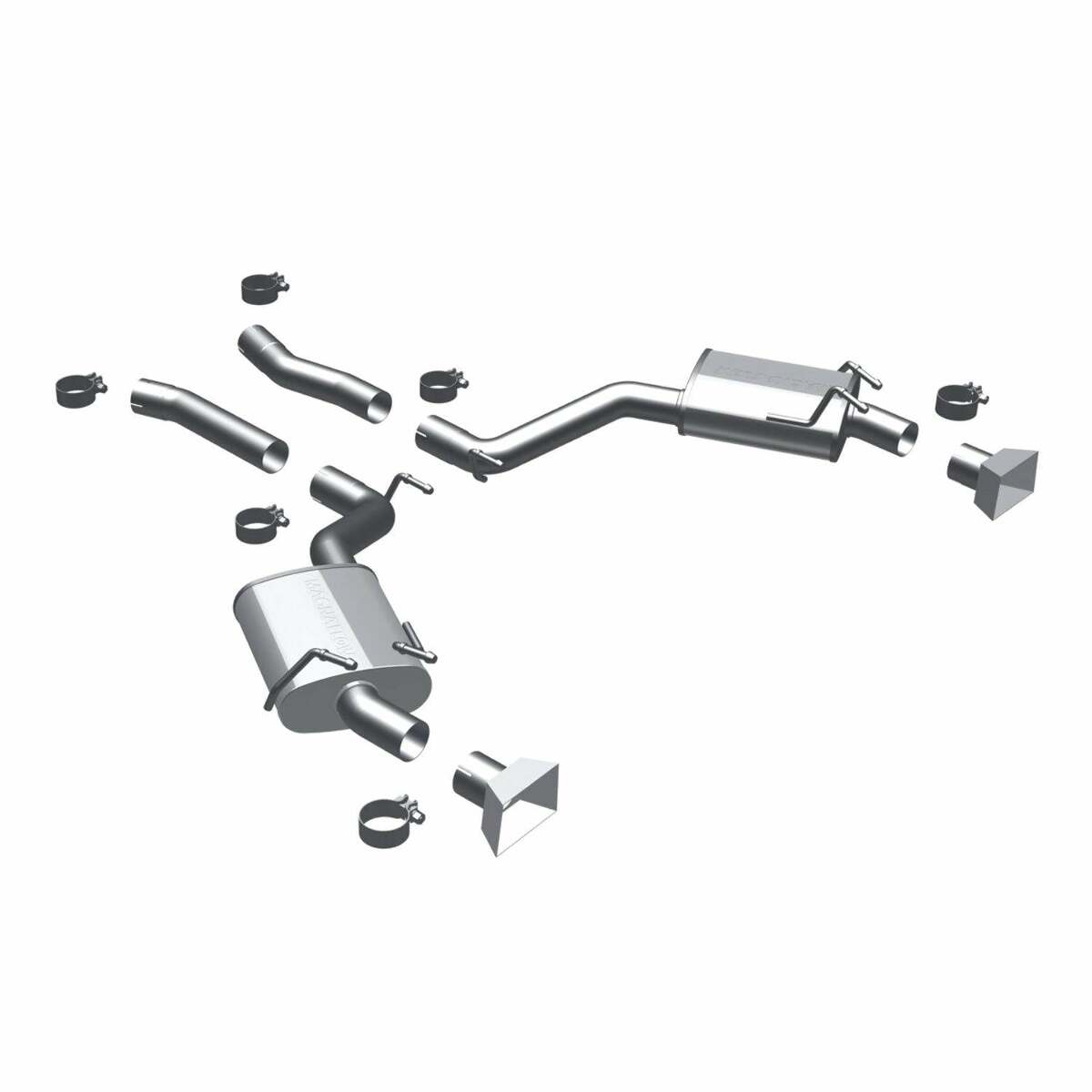 2010-2013 Chevrolet Camaro System Street Axle-Back 15096 Magnaflow - Axle Back Exhaust Car Part People