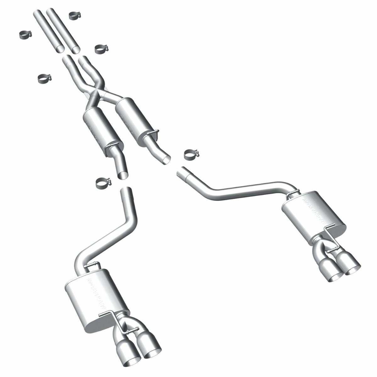 2011-2014 Dodge Challenger System Street Cat-Back 15098 Magnaflow - Cat Back Exhaust Car Part People