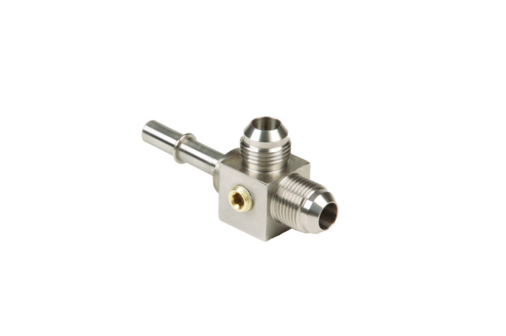 Aeromotive 15116 3/8' Male Quick Connect to (2) ORB-08 Male Flare T - Fuel Line Fittings and Adapters Car Part People