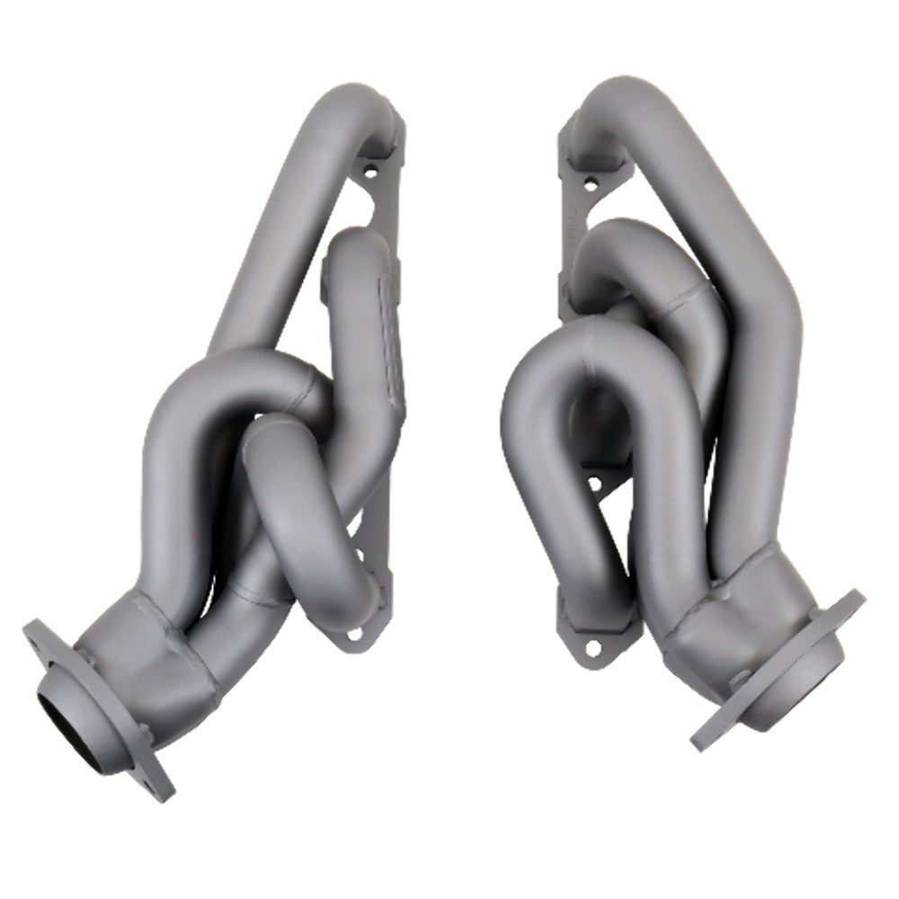 Fits 1986-1993 Mustang 5.0 1-5/8 Shorty Equal Length Headers-Titanium-1512 - Car Part People