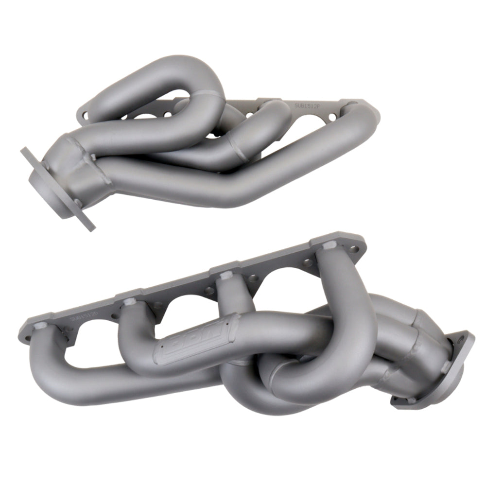 Fits 1986-1993 Mustang 5.0 1-5/8 Shorty Equal Length Headers-Titanium-1512 - Car Part People