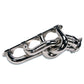 Fits 1986-1993 Mustang 5.0 1-5/8 Shorty Equal Length Headers-Titanium-1512 - Car Part People