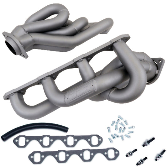 Fits 1986-1993 Mustang 5.0 1-5/8 Shorty Equal Length Headers-Titanium-1512 - Car Part People