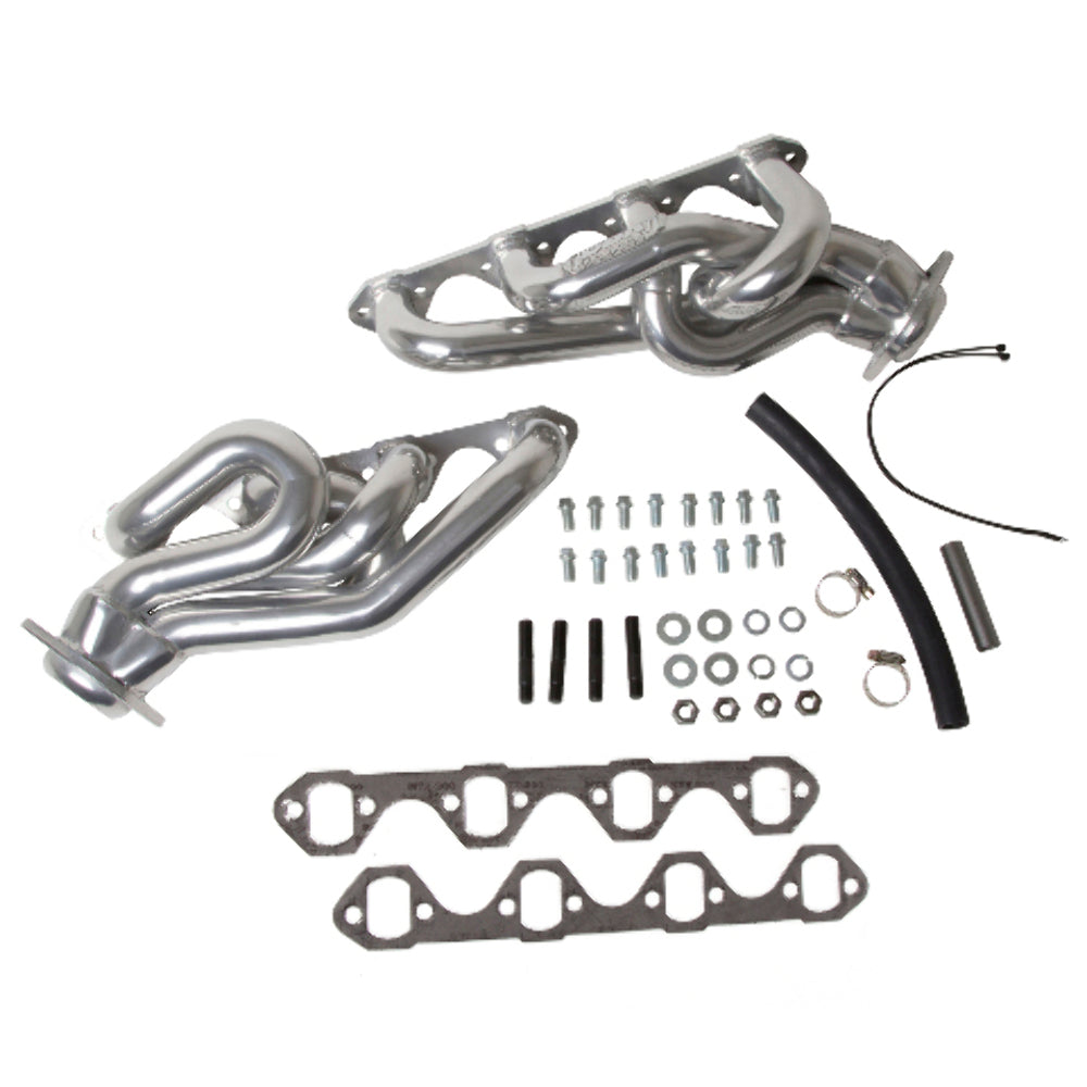 Fits 1986-1993 Mustang 5.0 1-5/8 Shorty Equal Length Headers-Silver-15120 - Car Part People