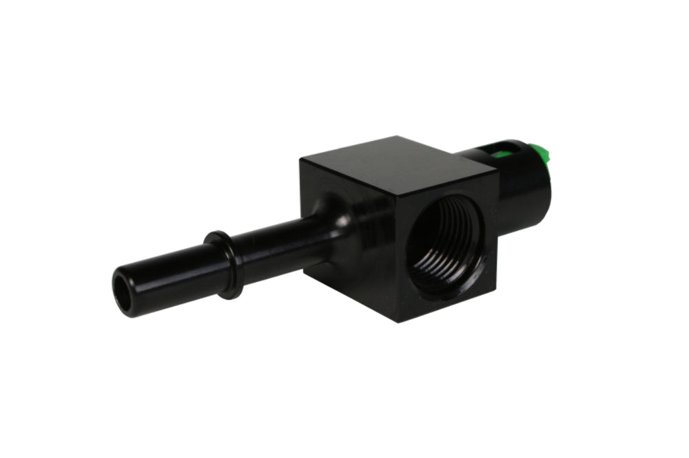 Aeromotive 15121 3/8' Quick Connect with ORB-08 Access Port - Universal Fittings and Adapters Car Part People