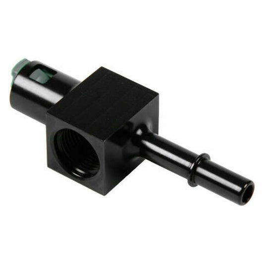 Aeromotive 15121 3/8' Quick Connect with ORB-08 Access Port - Universal Fittings and Adapters Car Part People