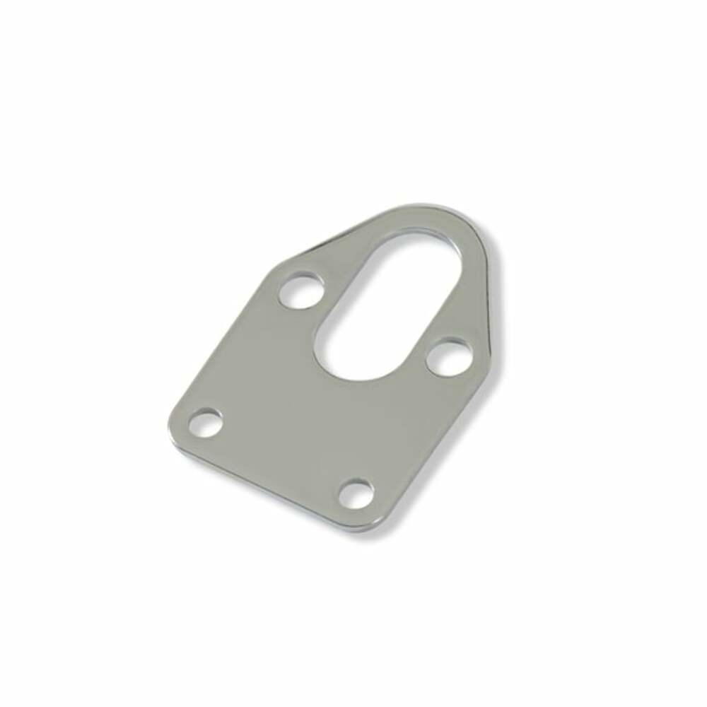 Mr. Gasket Fuel Pump Mounting Plate - Chrome - 1514