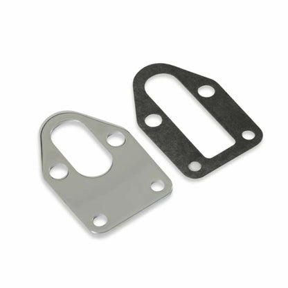Mr. Gasket Fuel Pump Mounting Plate - Chrome - 1514