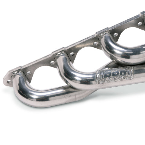 Fits 1986-1993 Mustang 5.0 1-5/8 Shorty Headers (Polished Silver Ceramic)-15150
