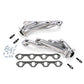 Fits 1986-1993 Mustang 5.0 1-5/8 Shorty Headers (Polished Silver Ceramic)-15150 - Car Part People