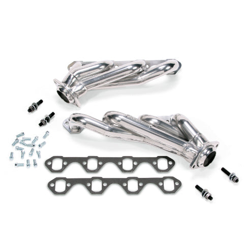 Fits 1986-1993 Mustang 5.0 1-5/8 Shorty Headers (Polished Silver Ceramic)-15150