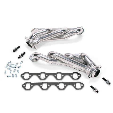 Fits 1986-1993 Mustang 5.0 1-5/8 Shorty Headers (Polished Silver Ceramic)-15150