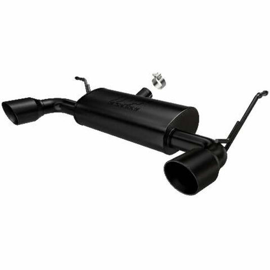 2007-2018 Jeep Wrangler JK Axle-Back Exhaust System Black Coated 15160 Magnaflow - Axle Back Exhaust Car Part People