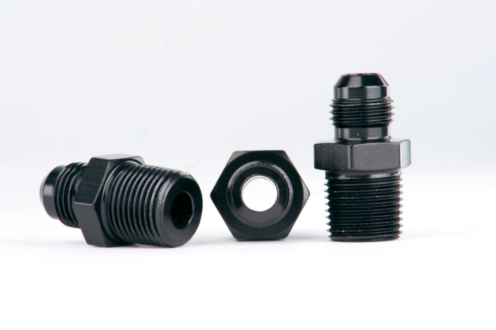 Aeromotive 15204 Port Fitting Kit: (X3) 3/8 NPT to AN-06 - Fuel Line Fittings and Adapters Car Part People