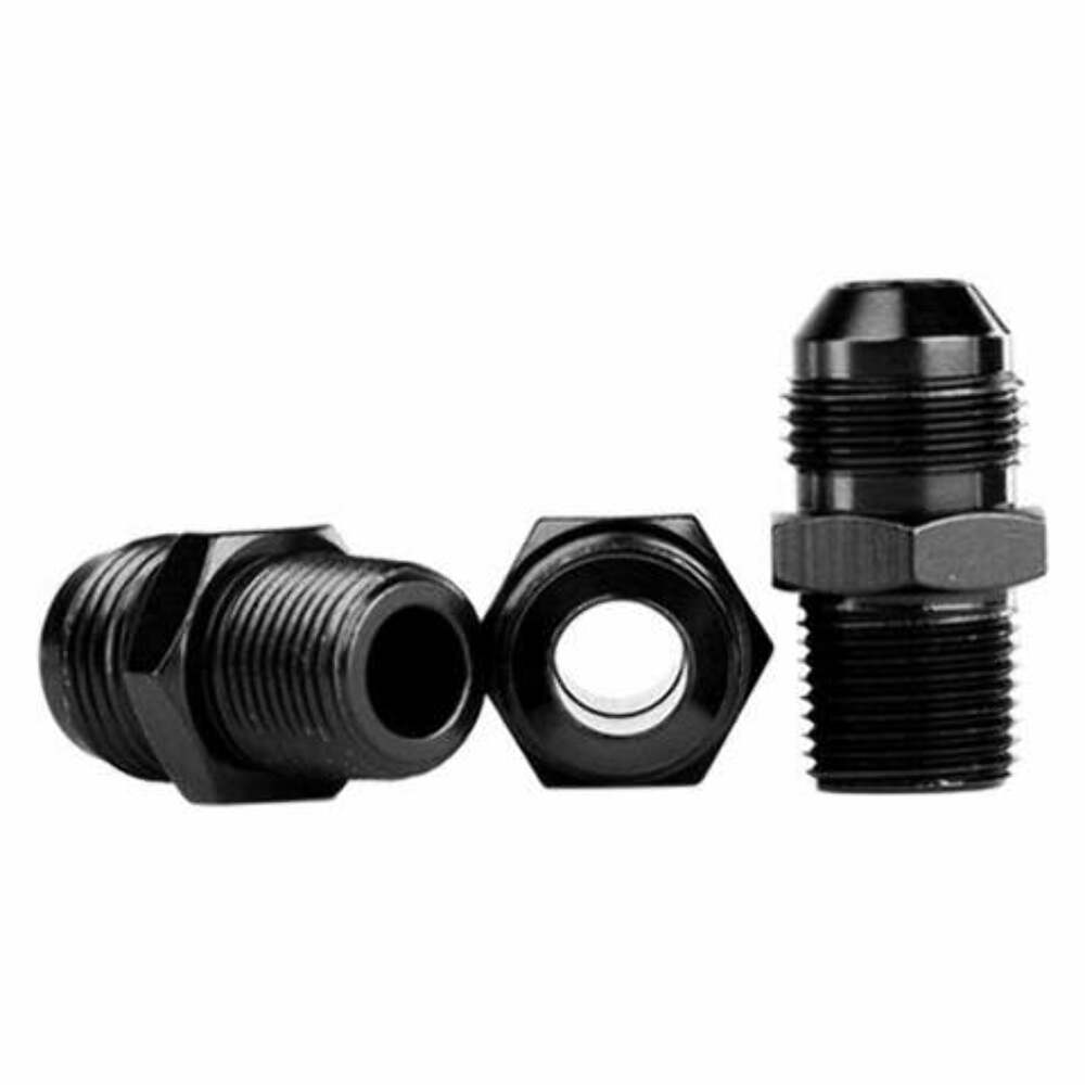 Aeromotive 15205 Port Fitting Kit: (X3) 3/8 NPT to AN-08 - Fuel Line Fittings and Adapters Car Part People