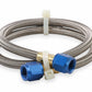 NOS Stainless Steel Braided Hose -4AN 2-foot Blue - 15230NOS